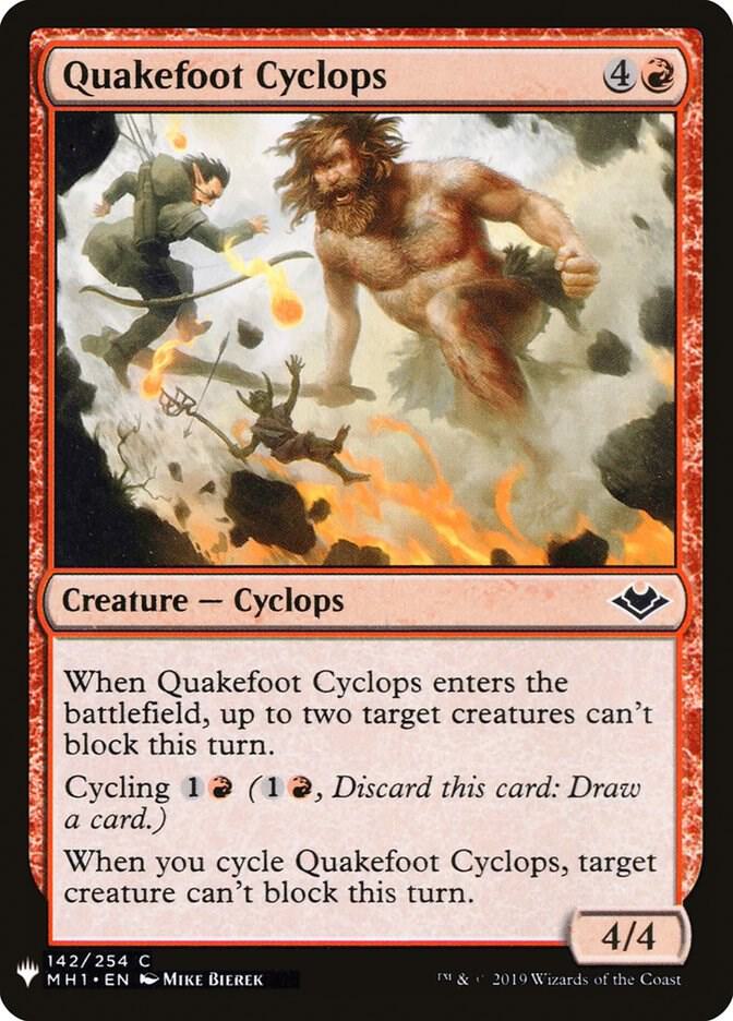 Quakefoot Cyclops (142) [The List]