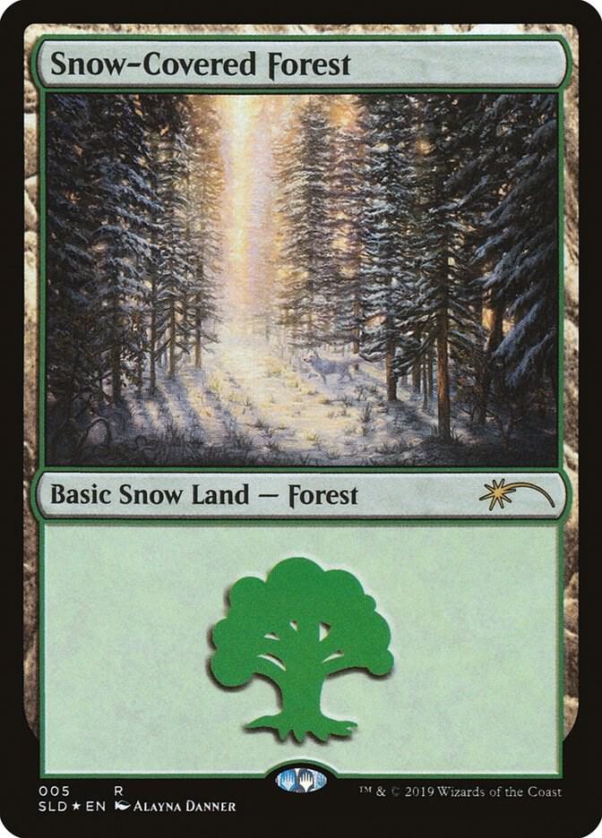 Snow-Covered Forest (5) [Secret Lair Drop]