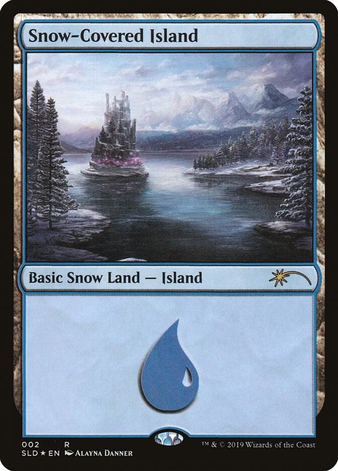 Snow-Covered Island (2) [Secret Lair Drop]