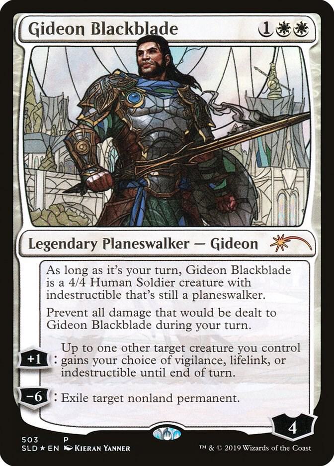 Gideon Blackblade (Stained Glass) (503) [Secret Lair Drop]