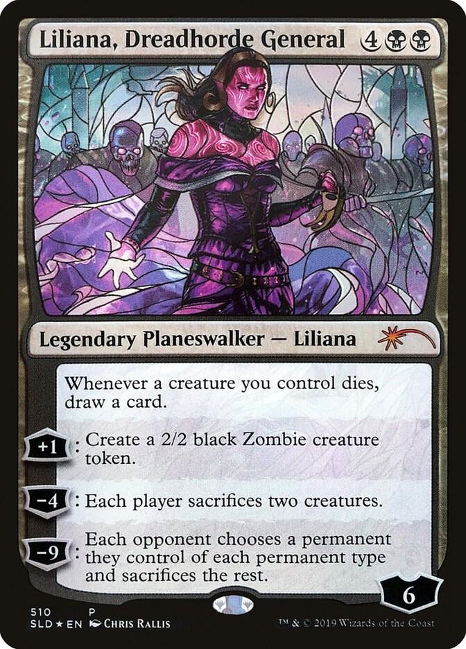 Liliana, Dreadhorde General (Stained Glass) (510) [Secret Lair Drop]