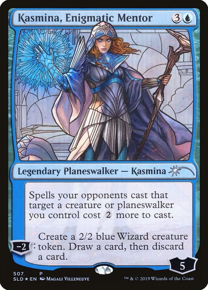 Kasmina, Enigmatic Mentor (Stained Glass) (507) [Secret Lair Drop]