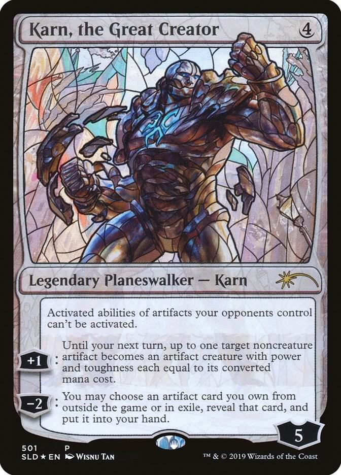 Karn, the Great Creator (Stained Glass) (501) [Secret Lair Drop]