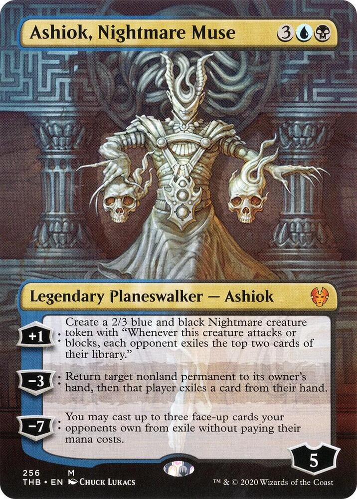 Ashiok, Nightmare Muse (Borderless) (256) [Theros Beyond Death] [Borderless]
