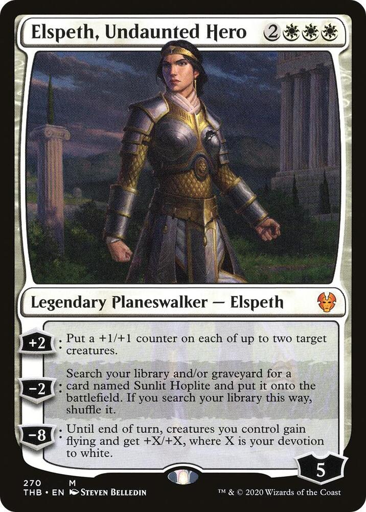 Elspeth, Undaunted Hero (270) [Theros Beyond Death]
