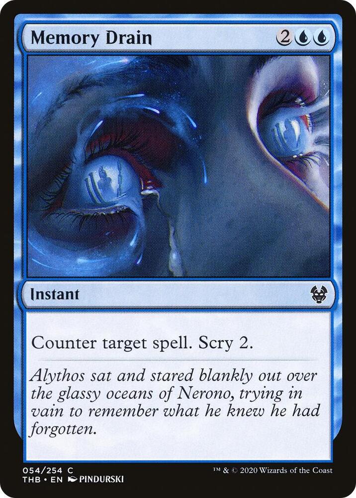 Memory Drain (54) [Theros Beyond Death]