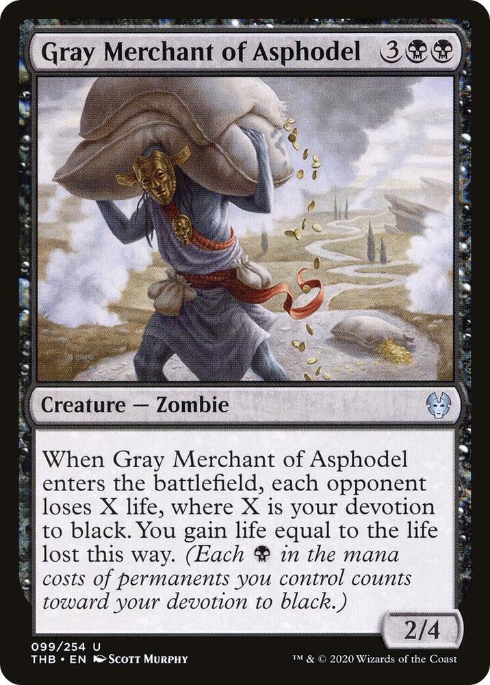Gray Merchant of Asphodel (99) [Theros Beyond Death]