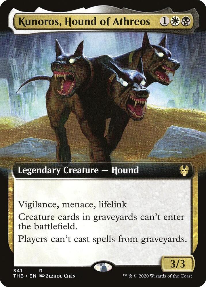 Kunoros, Hound of Athreos (Extended Art) (341) [Theros Beyond Death] [Extended Art]