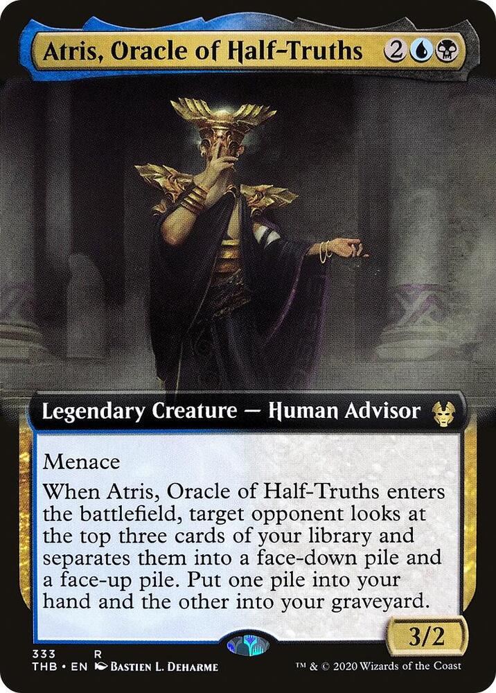 Atris, Oracle of Half-Truths (Extended Art) (333) [Theros Beyond Death] [Extended Art]