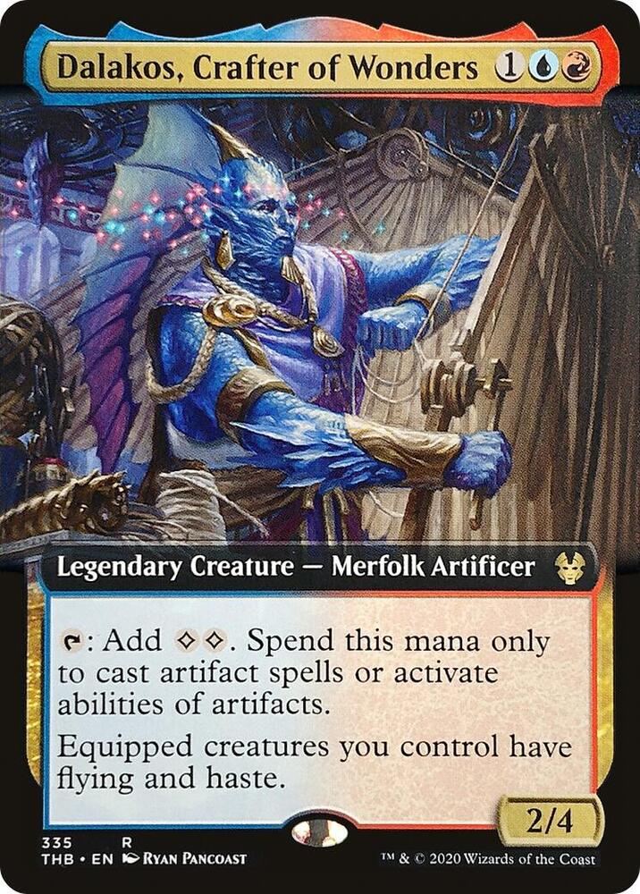 Dalakos, Crafter of Wonders (Extended Art) (335) [Theros Beyond Death] [Extended Art]