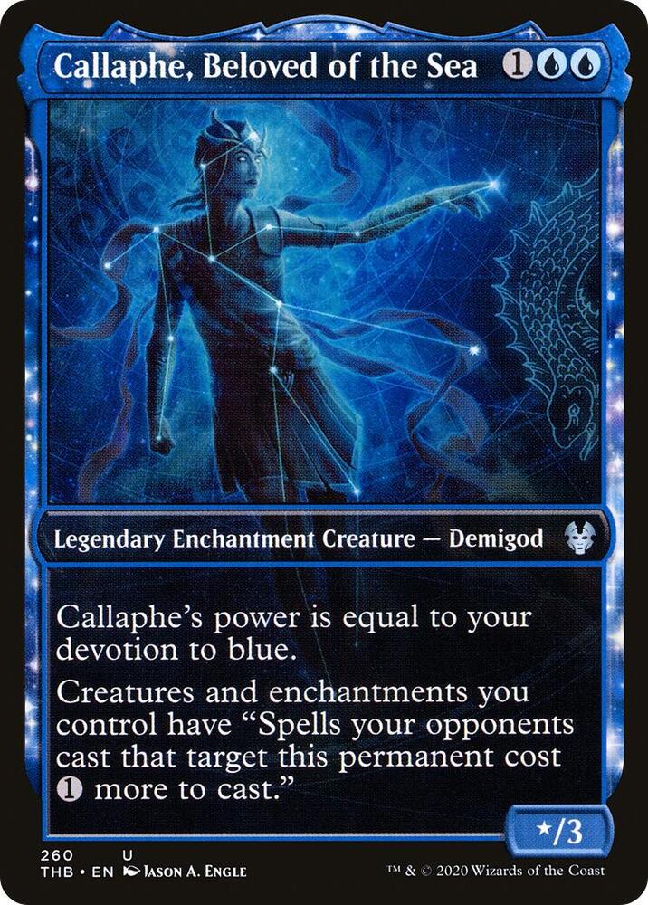 Callaphe, Beloved of the Sea (Showcase) (260) [Theros Beyond Death] [Showcase]