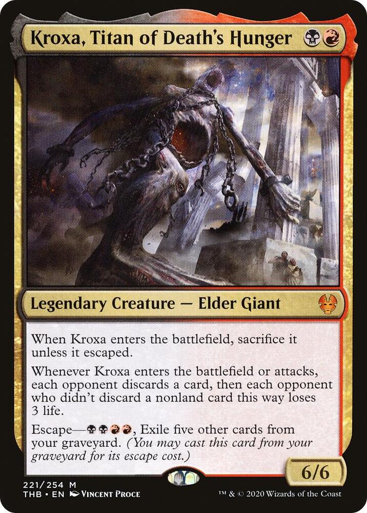 Kroxa, Titan of Death's Hunger (221) [Theros Beyond Death]