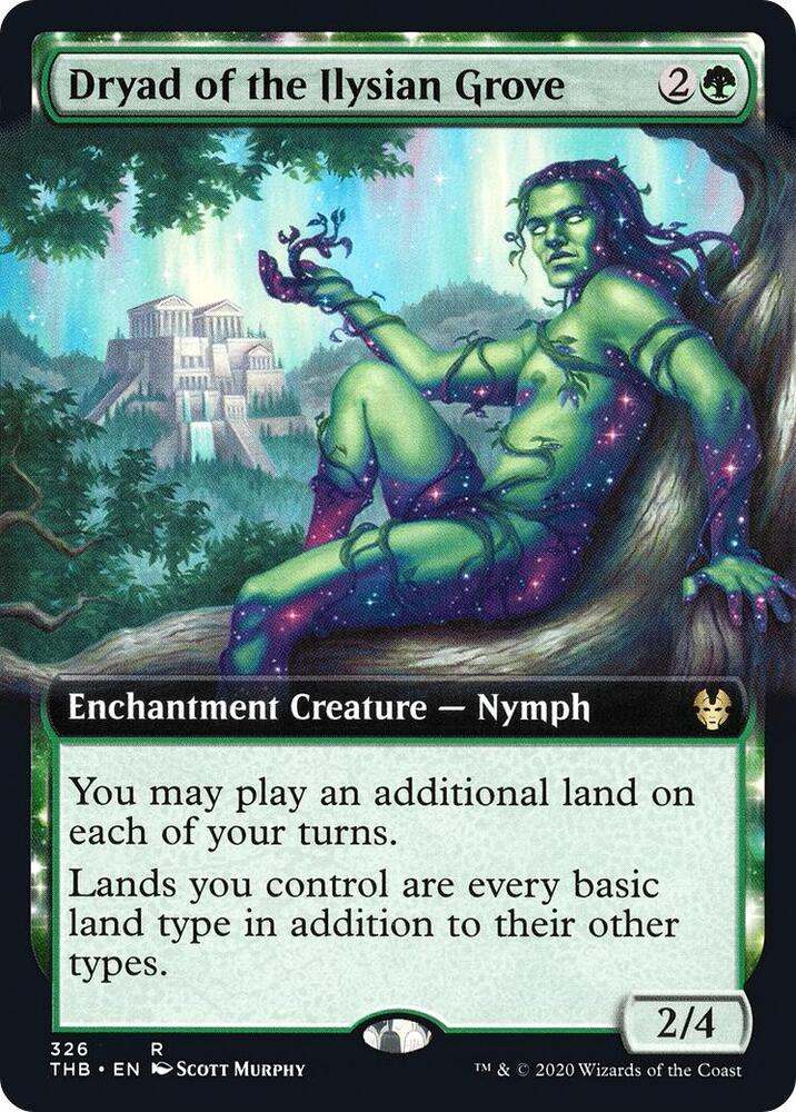Dryad of the Ilysian Grove (Extended Art) (326) [Theros Beyond Death] [Extended Art]