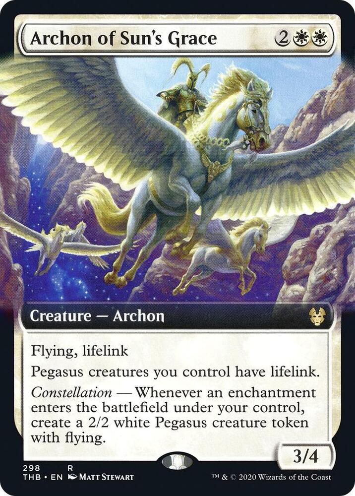 Archon of Sun's Grace (Extended Art) (298) [Theros Beyond Death] [Extended Art]