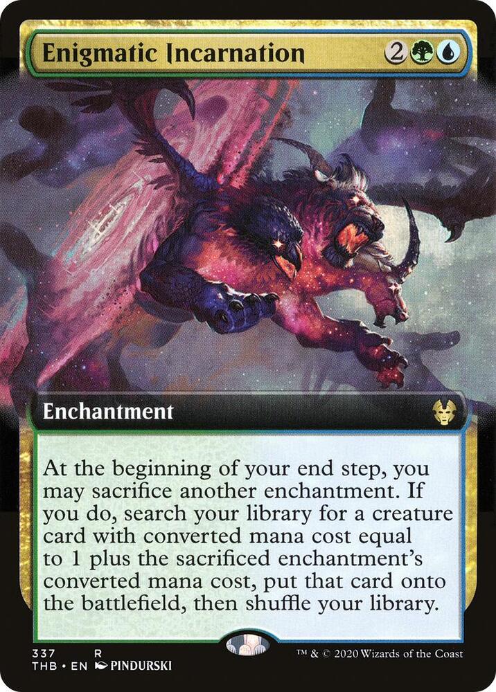Enigmatic Incarnation (Extended Art) (337) [Theros Beyond Death] [Extended Art]