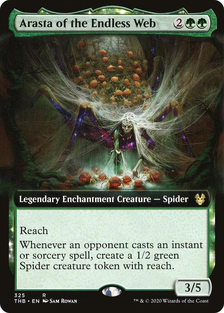 Arasta of the Endless Web (Extended Art) (325) [Theros Beyond Death] [Extended Art]