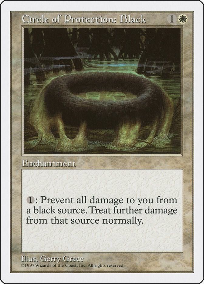 Circle of Protection: Black (17) [Fifth Edition]