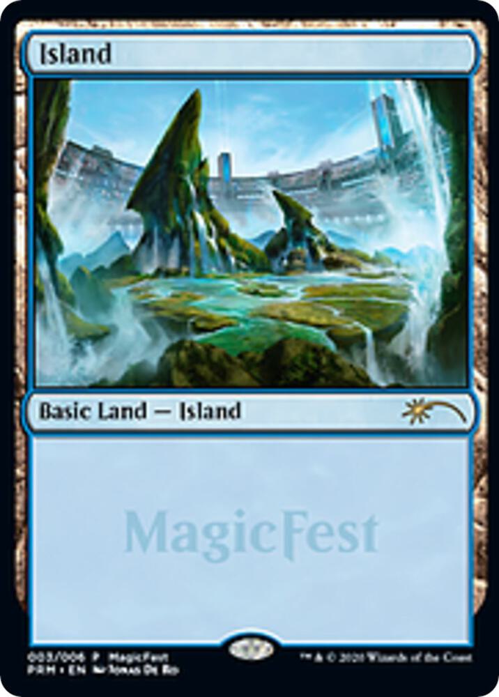 Island (2020) (3) [MagicFest Cards]