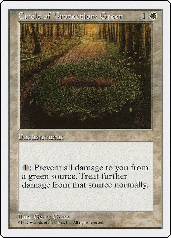 Circle of Protection: Green (19) [Fifth Edition]