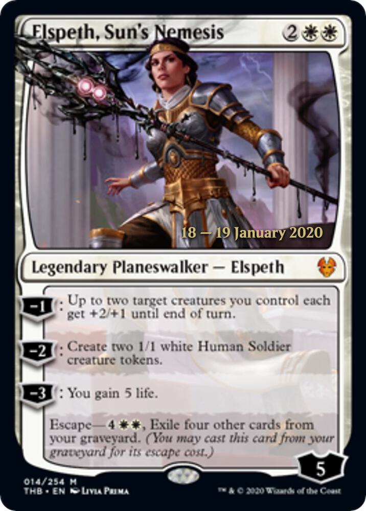 Elspeth, Sun's Nemesis (14) [Prerelease Cards]