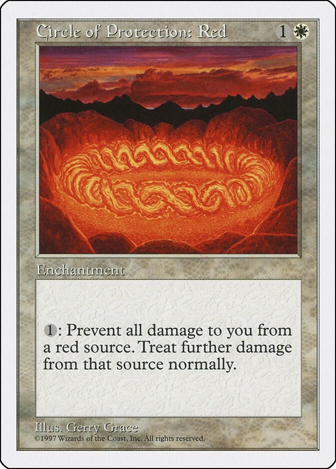 Circle of Protection: Red (20) [Fifth Edition]