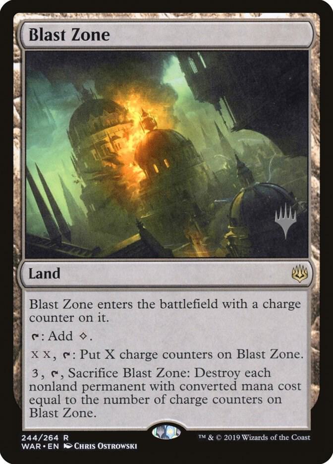 Blast Zone (WAR) (244) [Theros Beyond Death Promos]