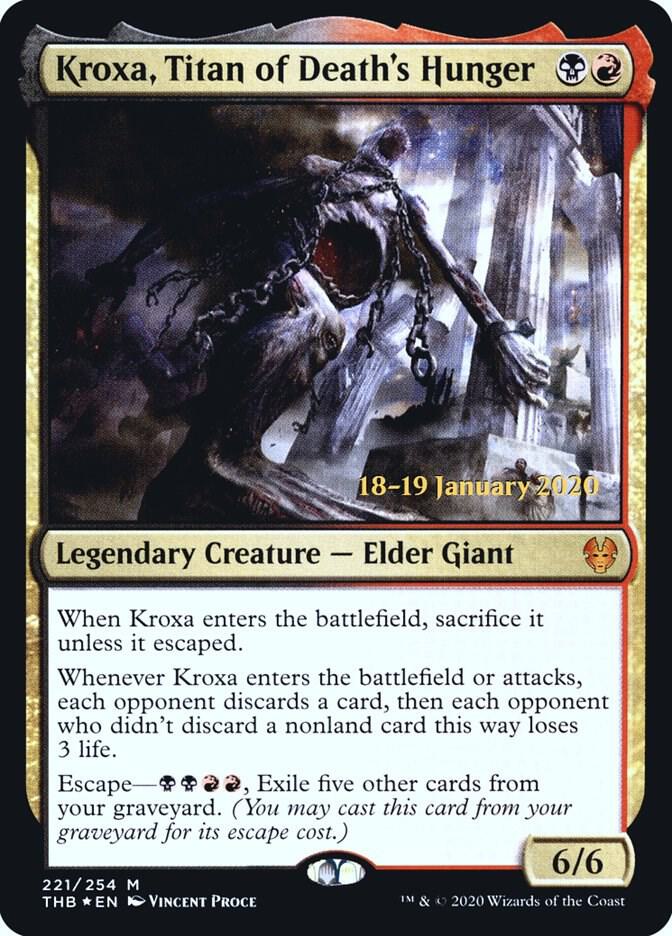 Kroxa, Titan of Death's Hunger (221) [Prerelease Cards]