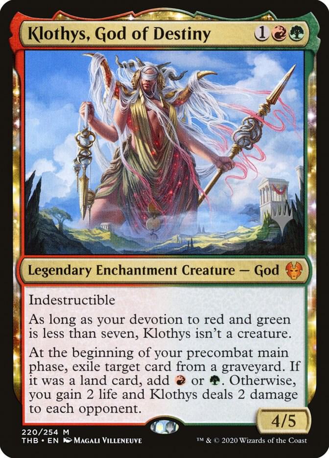 Klothys, God of Destiny (220) [Theros Beyond Death Promos]