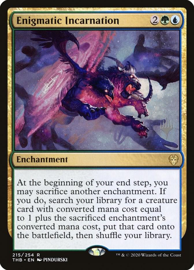 Enigmatic Incarnation (215) [Theros Beyond Death Promos]