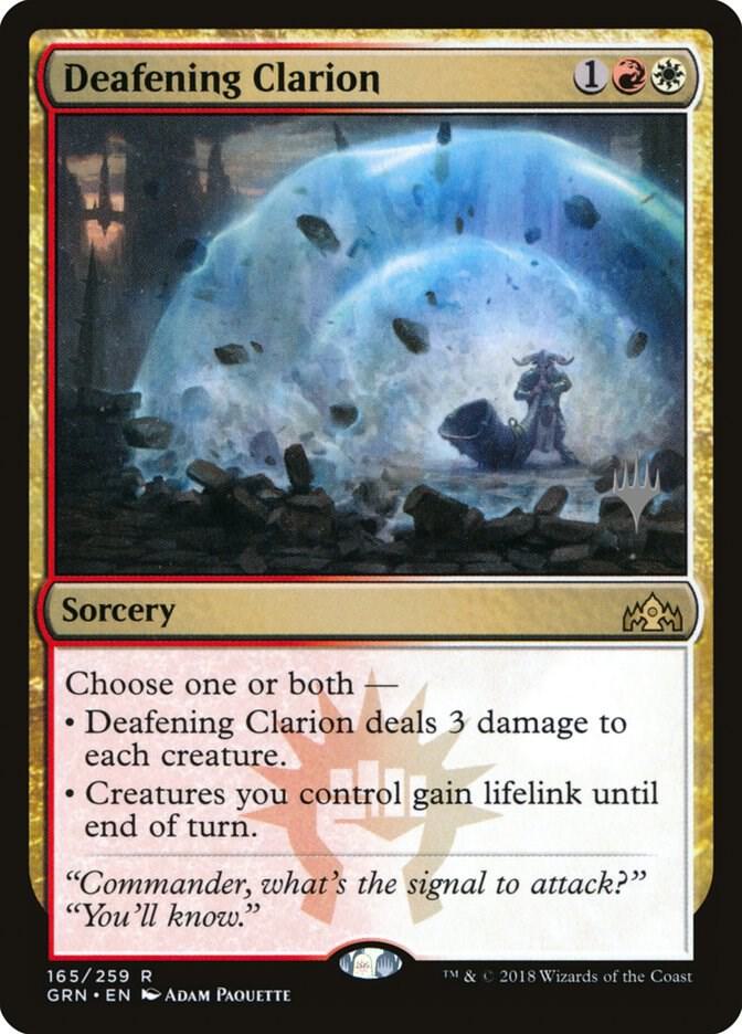 Deafening Clarion (165) [Theros Beyond Death Promos]