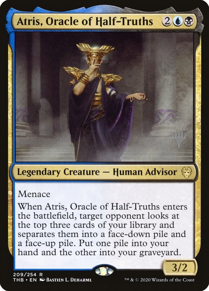 Atris, Oracle of Half-Truths (209) [Theros Beyond Death Promos]