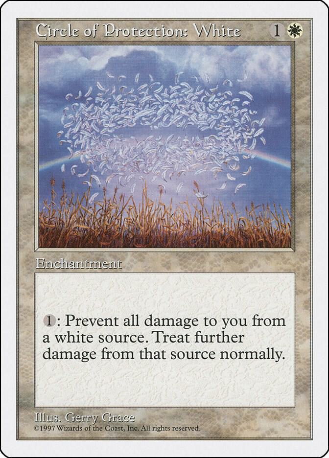 Circle of Protection: White (21) [Fifth Edition]