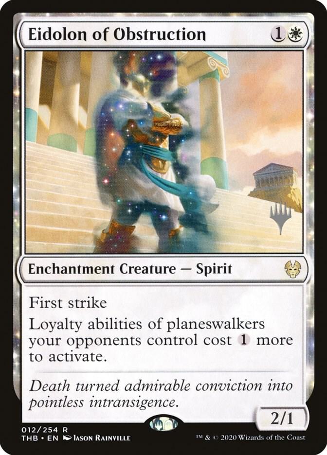 Eidolon of Obstruction (12) [Theros Beyond Death Promos]