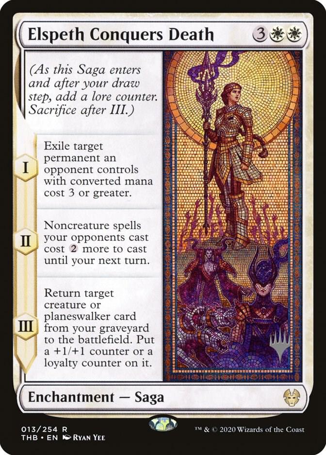 Elspeth Conquers Death (13) [Theros Beyond Death Promos]
