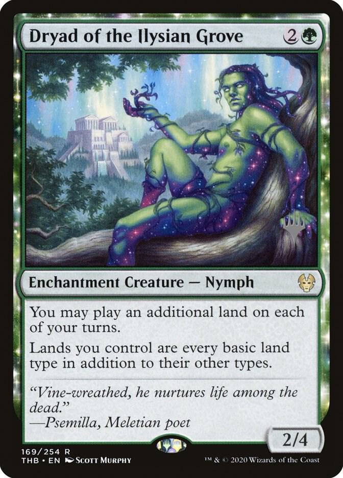 Dryad of the Ilysian Grove (169) [Theros Beyond Death Promos]
