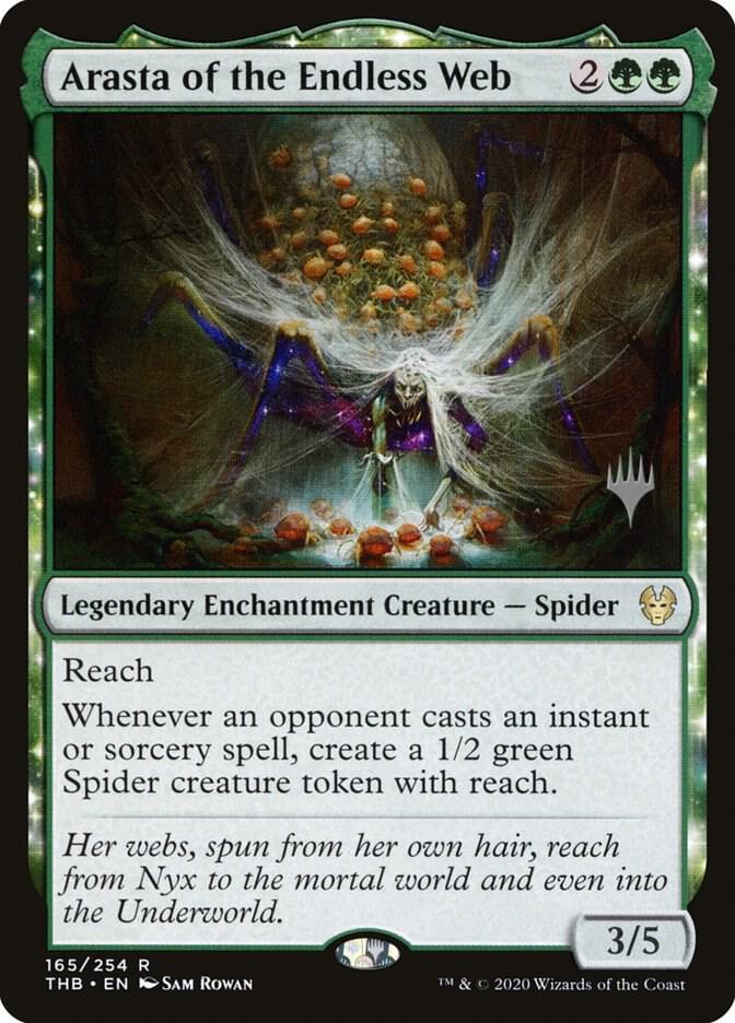 Arasta of the Endless Web (165) [Theros Beyond Death Promos]