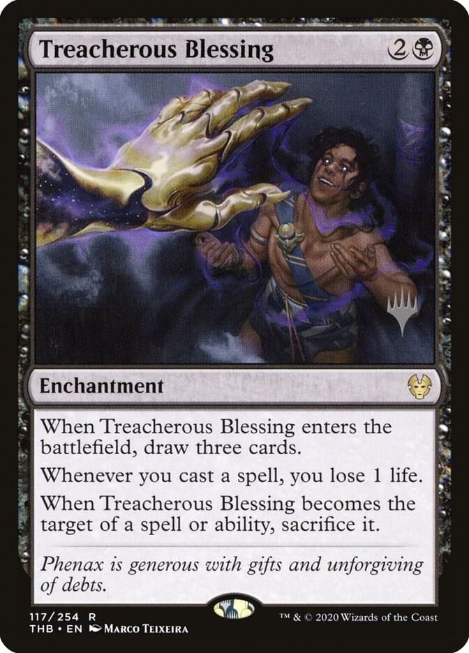 Treacherous Blessing (117) [Theros Beyond Death Promos]