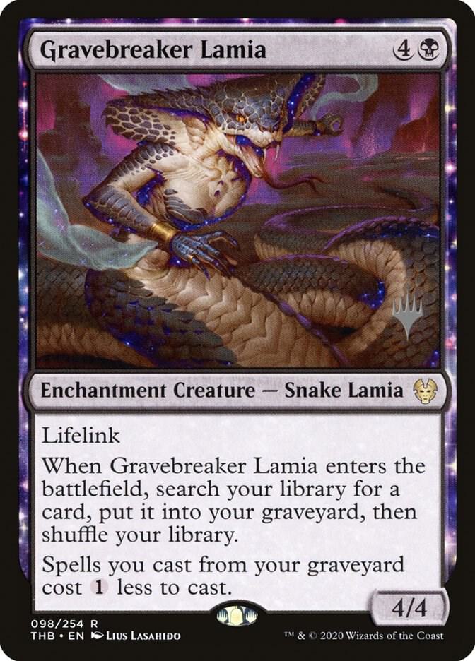 Gravebreaker Lamia (98) [Theros Beyond Death Promos]