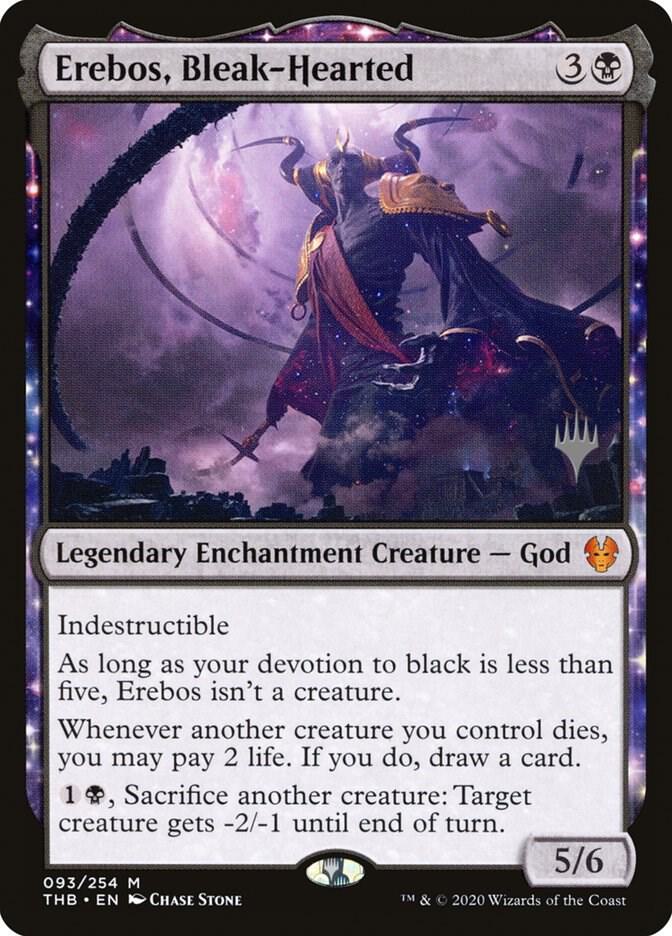 Erebos, Bleak-Hearted (93) [Theros Beyond Death Promos]