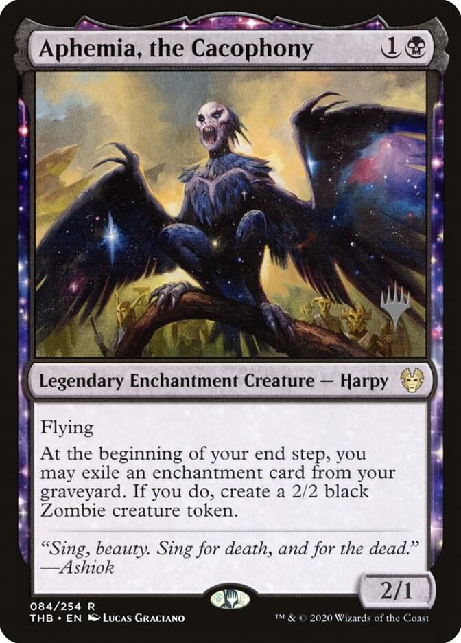 Aphemia, the Cacophony (84) [Theros Beyond Death Promos]