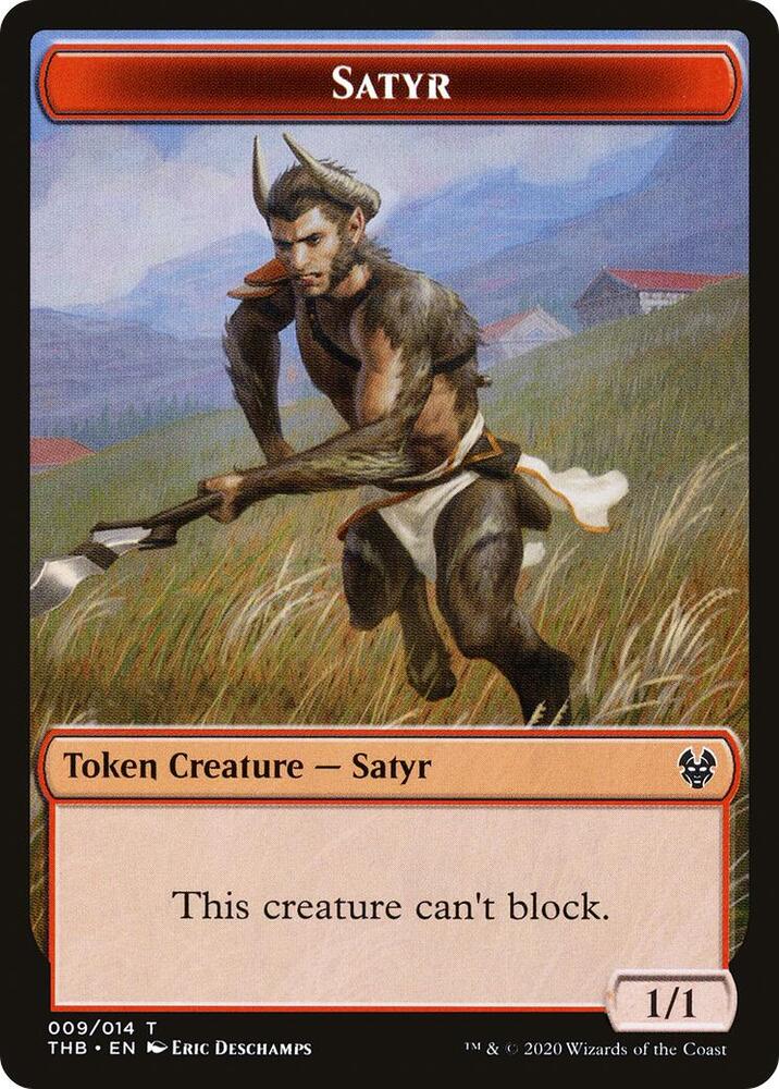 Satyr // Nightmare Double-Sided Token (9 // 12) [Theros Beyond Death]