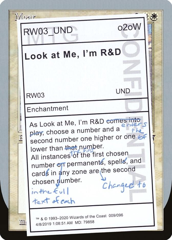 Look at Me, I'm R&D (9) [Unsanctioned]
