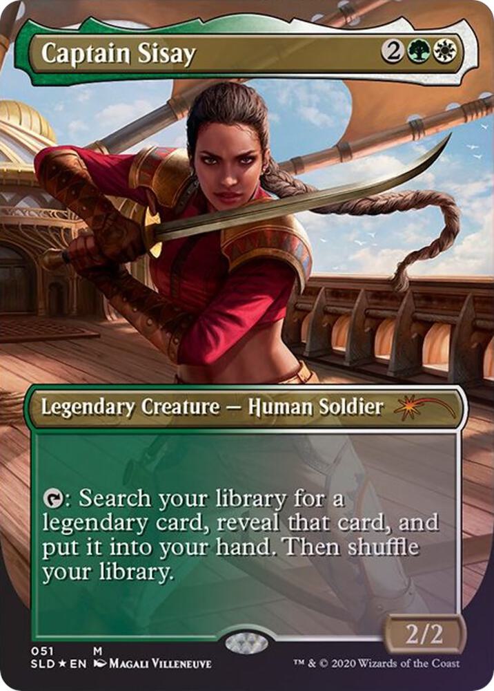 Captain Sisay (051) [Secret Lair Drop] [Borderless]