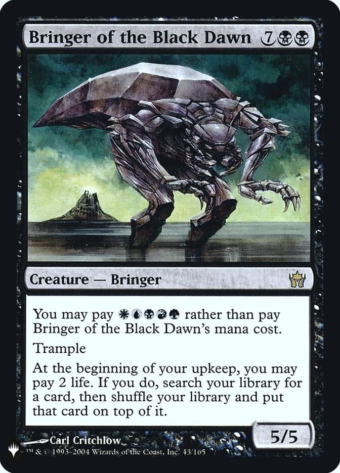 Bringer of the Black Dawn (43) [The List]