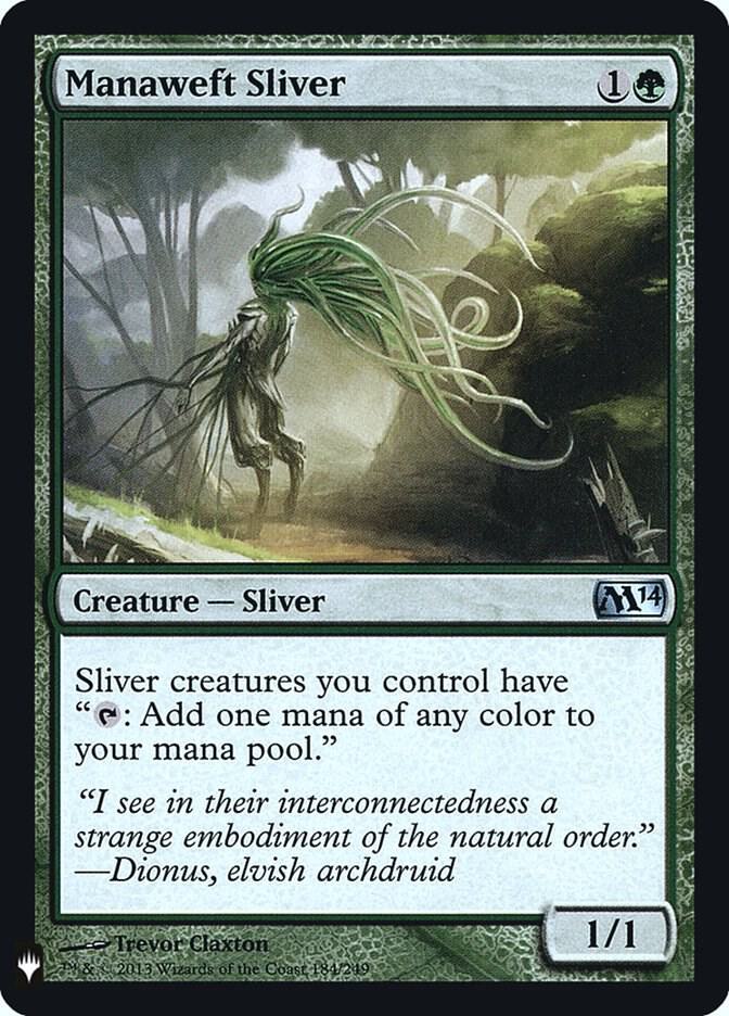 Manaweft Sliver (M14) (184) [The List]