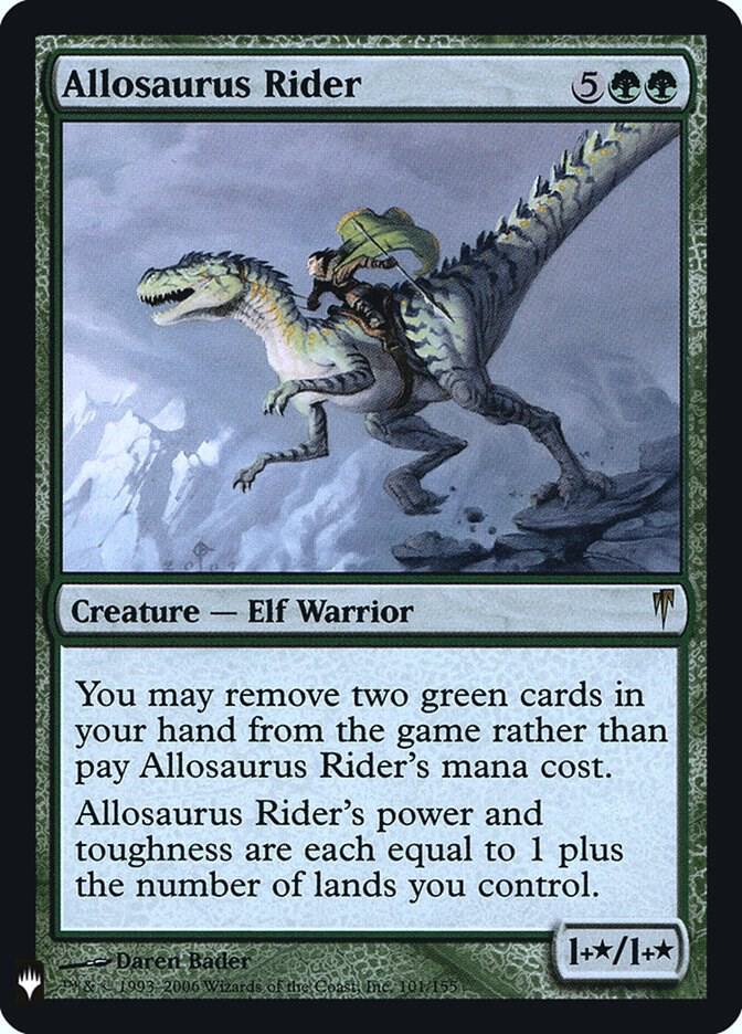 Allosaurus Rider (101) [The List]