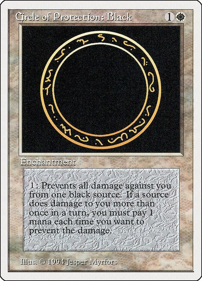 Circle of Protection: Black (9) [Summer Magic / Edgar]