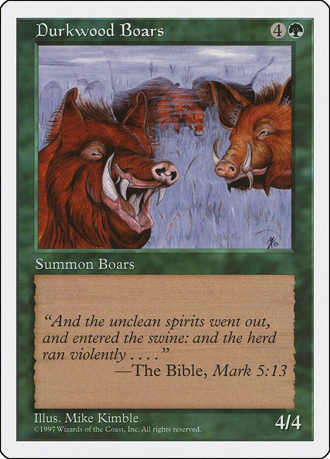 Durkwood Boars (289) [Fifth Edition]
