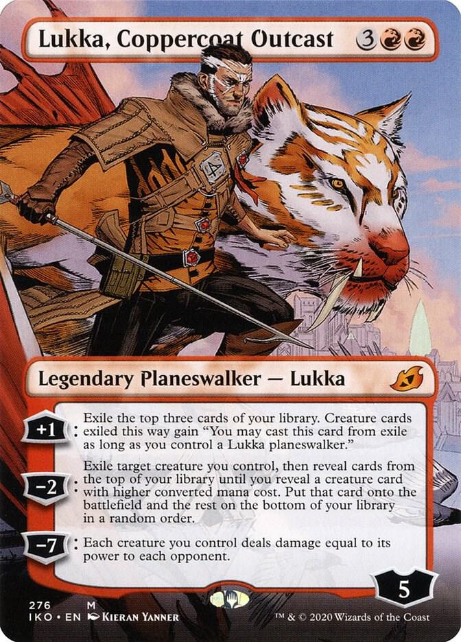 Lukka, Coppercoat Outcast (Borderless) (276) [Ikoria: Lair of Behemoths] [Borderless]