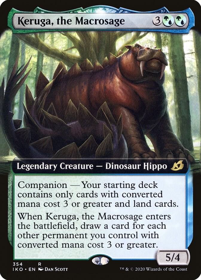 Keruga, the Macrosage (Extended Art) (354) [Ikoria: Lair of Behemoths] [Extended Art]